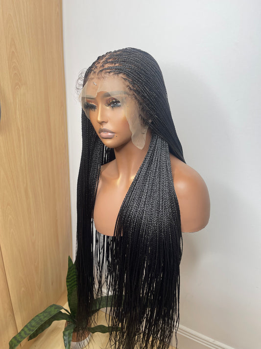 Extra small knotless braided wig