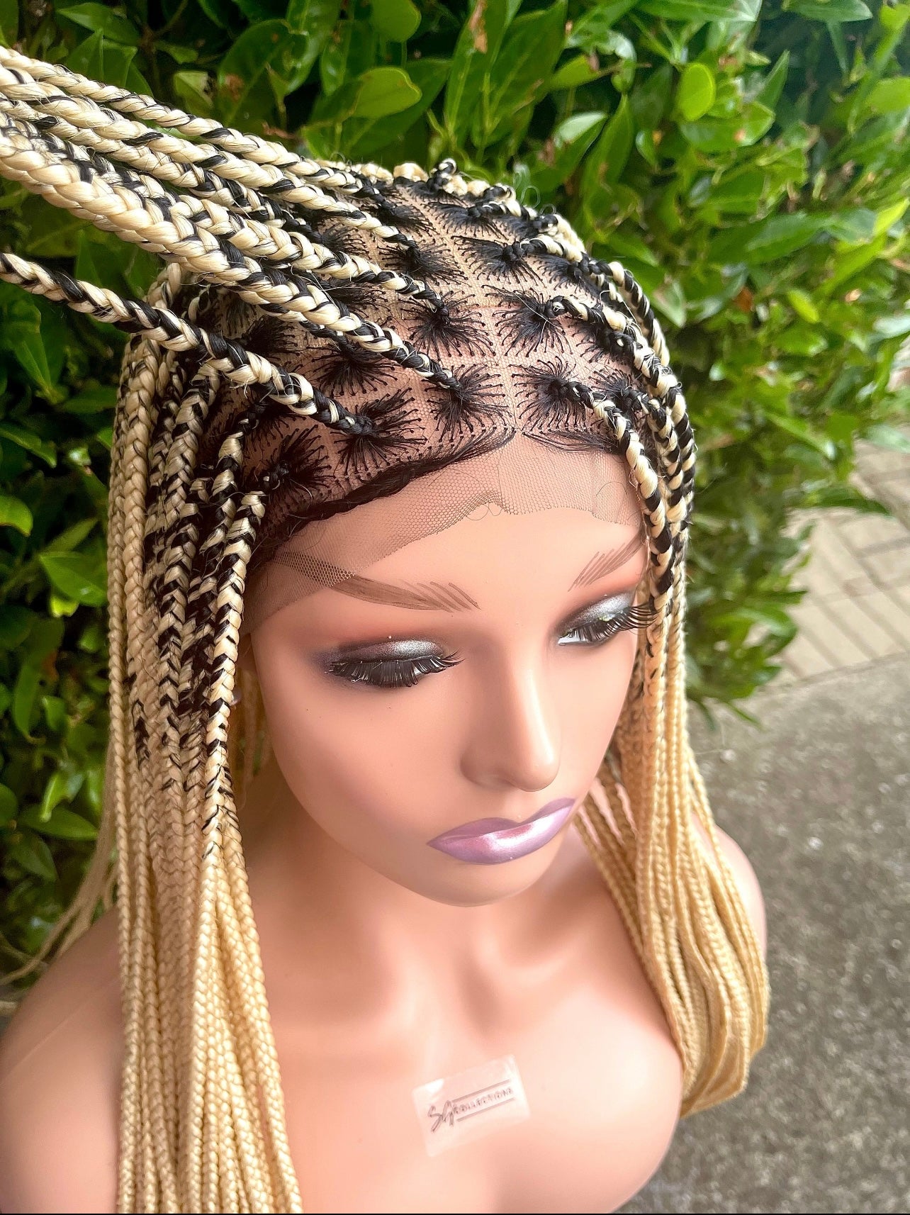 613 Braided wig